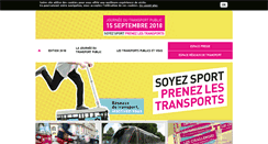 Desktop Screenshot of journeedutransportpublic.fr